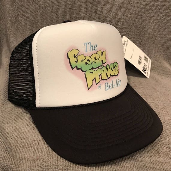 The Fresh Prince Of Bel Air Trucker Hat Vintage 90s Tv Promo Etsy