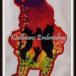 Pooh silhouette with tigger and piglett. Digital applique file in 4x4 5x7 6x10.