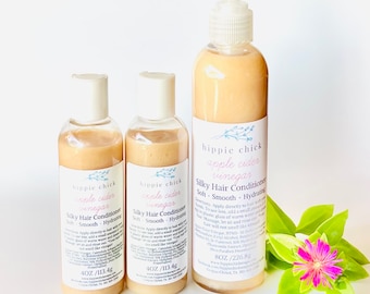 Apple Cider Vinegar Silky Hair Conditioner - handmade conditioner, detangle, deep hydration
