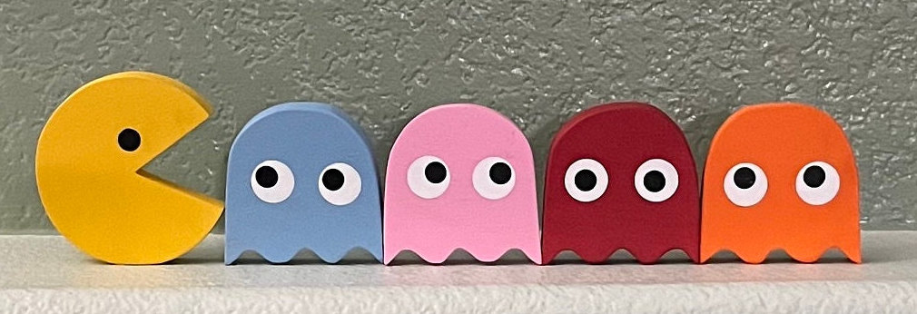 アニヤハインドマーチ タッセル Ghost Pac Man ゴースト Pac Man and Ghosts - Etsy