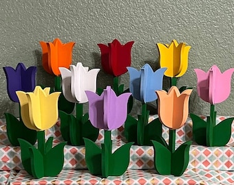 The Original 3D Wooden Spring Tulip