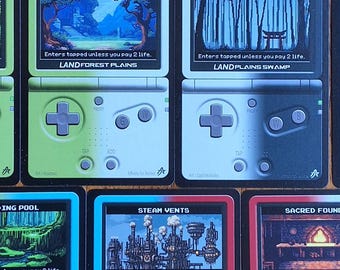 Pixel Video Game Shock Lands