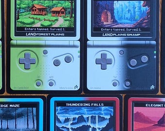Pixel Video Game Surveil Lands