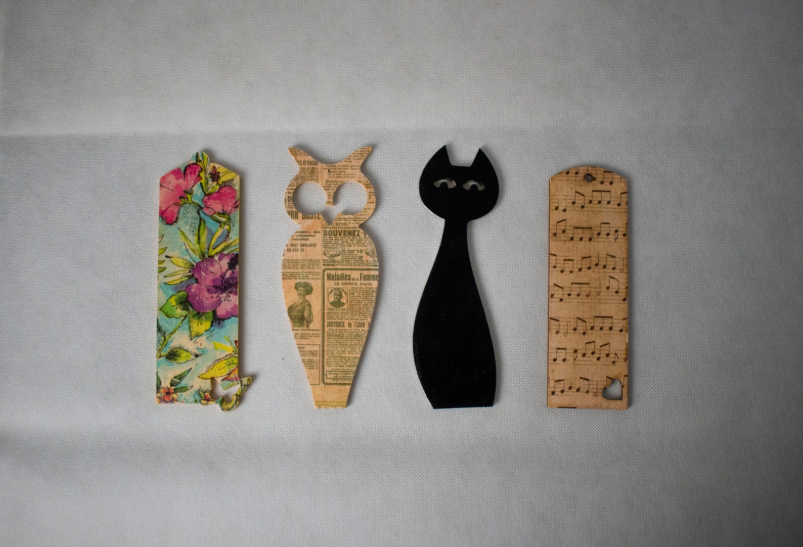 Wooden bookmark with decoupage Handmade bookmarks Etsy 日本