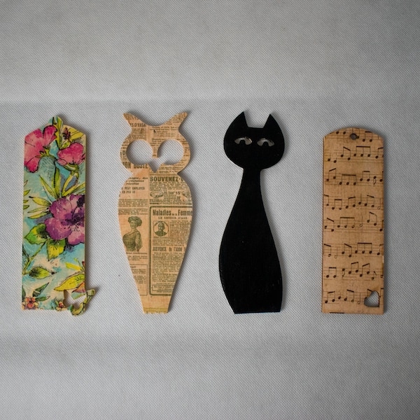 Wooden Bookmarks Etsy