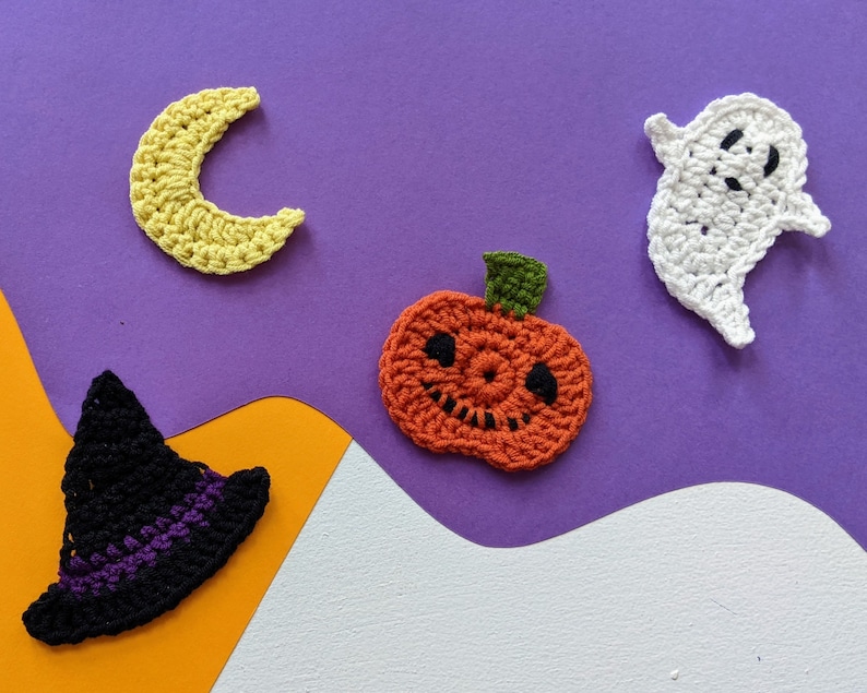 Spooky Bunting Digital Crochet Pattern Halloween decoration or craft gift zdjęcie 2