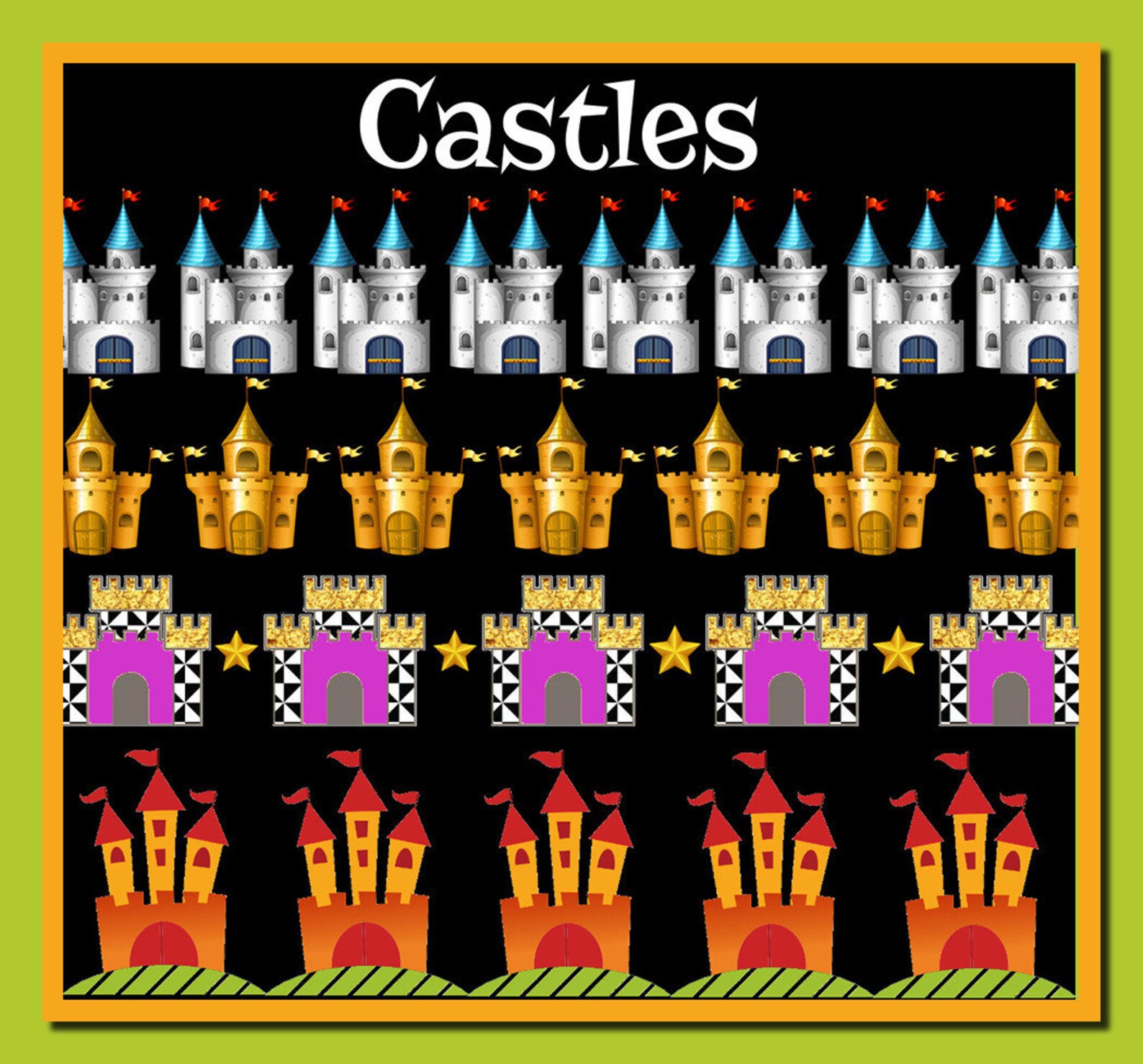 29 Fairy Tale Digital Borders Fairy Tales Clip Art Digital - Etsy