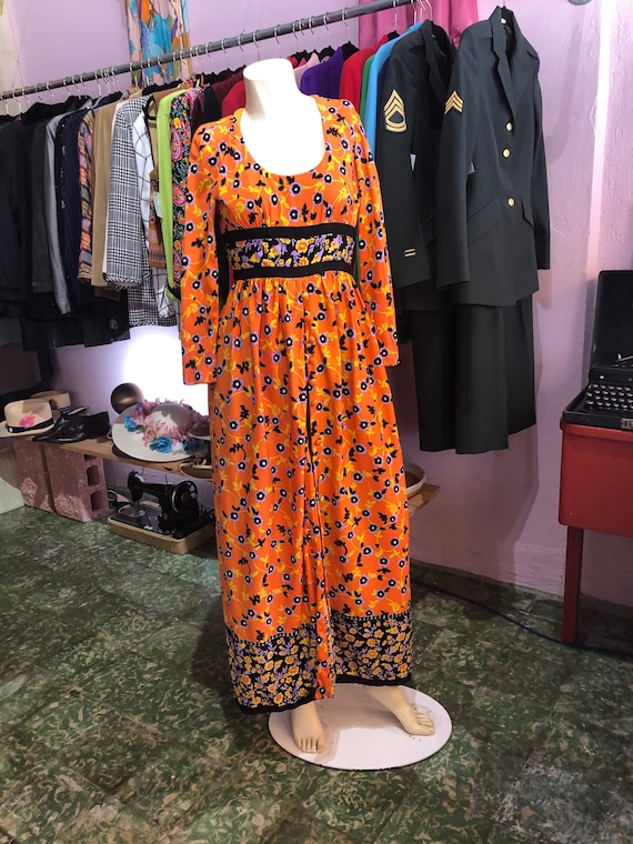 Fun & rare 1960s / 1970s Romper Dress!