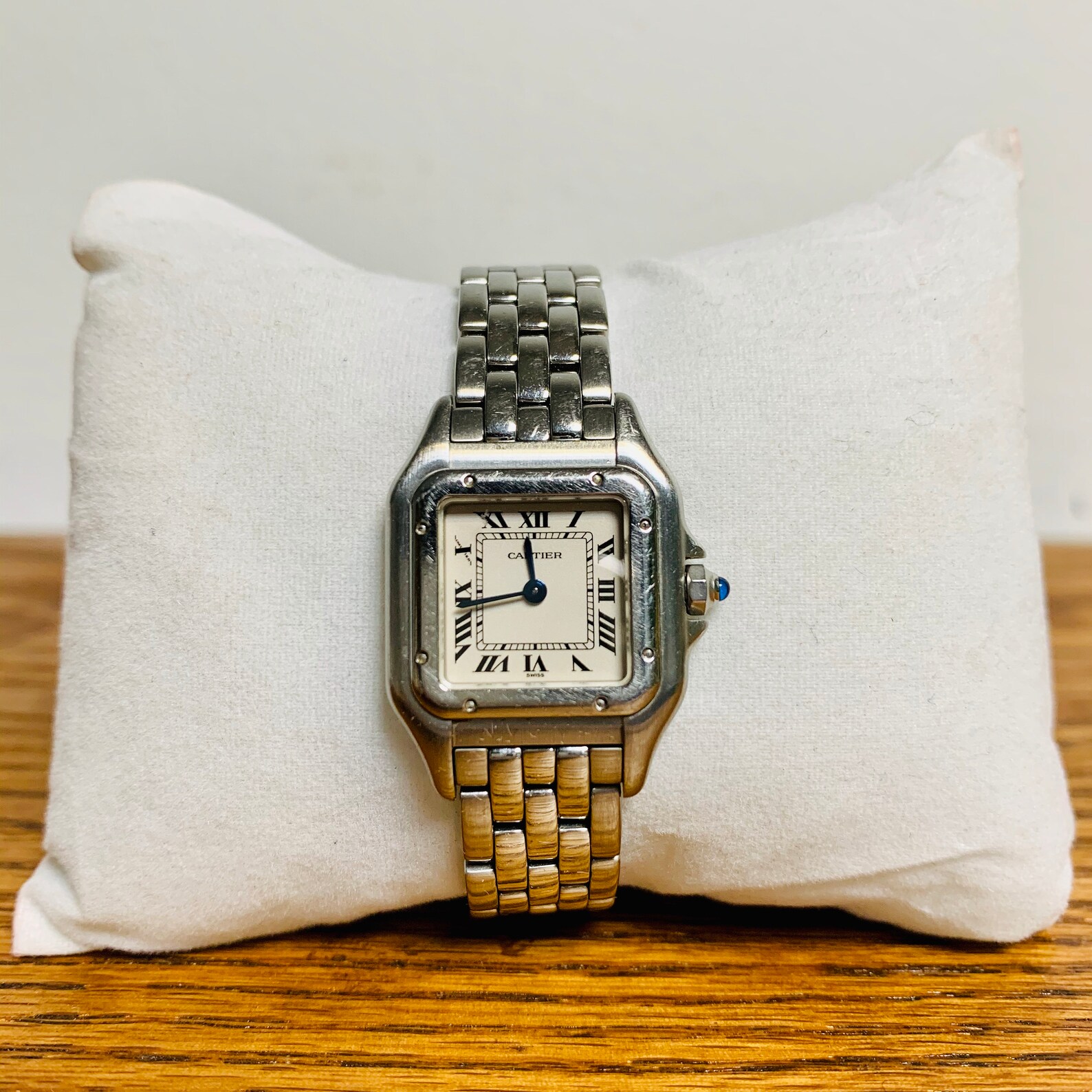 Vintage Cartier Panthere Stainless Steel Ladies Watch Etsy