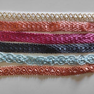 Braided satin bias binding antique haberdashery trimmings