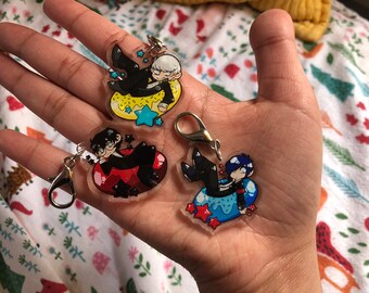 Per-Dough-Na Protagonists 1-Sided Keychains