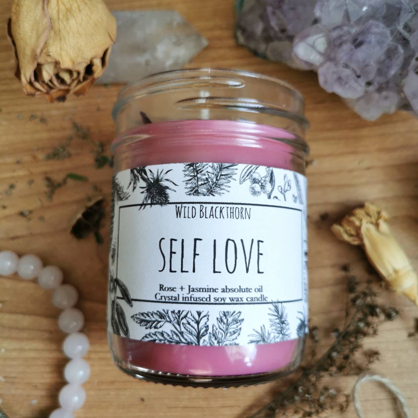 Self love candle Ritual candle intention candle self care Etsy