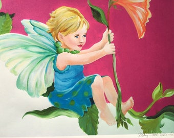 Sweet Pea Fairy Print