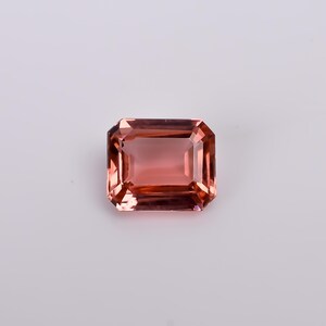 3 Ct Radiant Cut Pink Tourmaline Gemstone: Ring or Pendant Stone (9x8x4 mm)