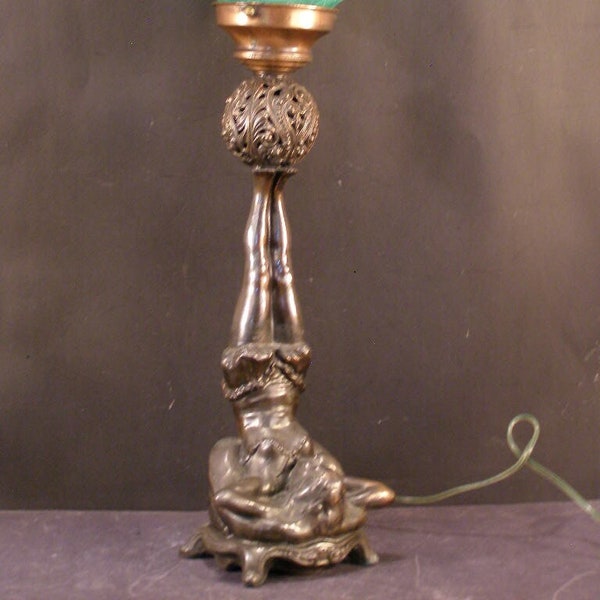 Bronze Woman Lamp Etsy