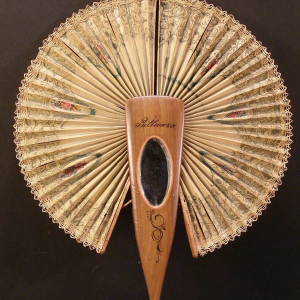 Antique Hand Fan Etsy