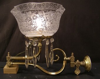 1950 colonial crystal chandelier. Cut glass shades 1950 colonial crystal chandelier. Cut glass shades