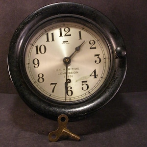 Seth Thomas Us Navy Ship Clock - Etsy