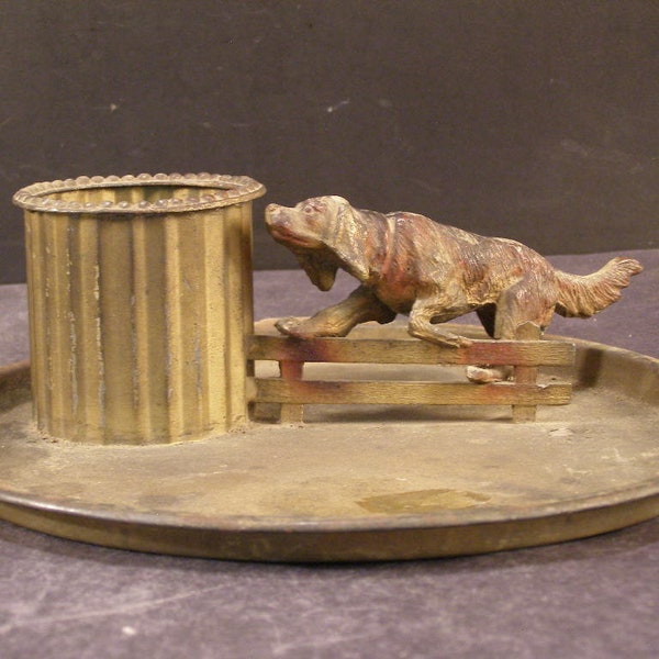 Antique Dog Pipe Holder Etsy
