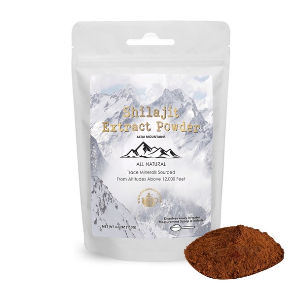 Pure Shilajit Extract Powder Freeze Dry from Altai Mountains