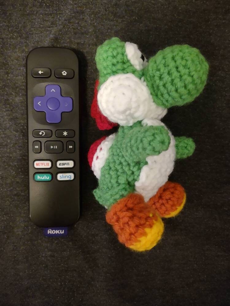 Crochet Small Yoshi Plush Keychain - Etsy