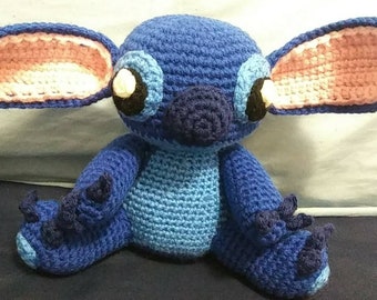 Crocheted Stitch Plush: Lilo & Stitch Stuffed Toy