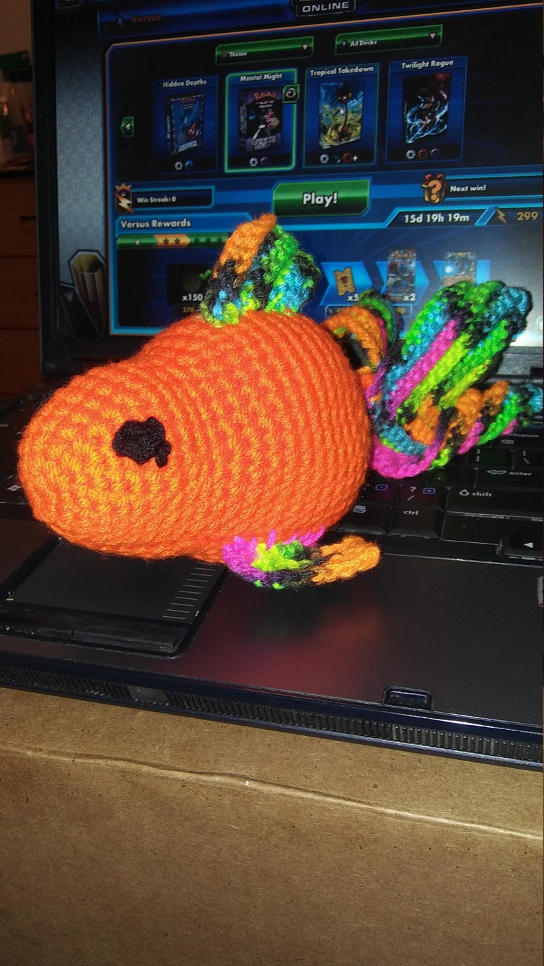 Crochet Fancy Goldfish Finished Stuffed Toy For Cat Toy Etsy