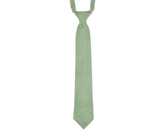 Harrison Sage Green Boys Cotton Tie