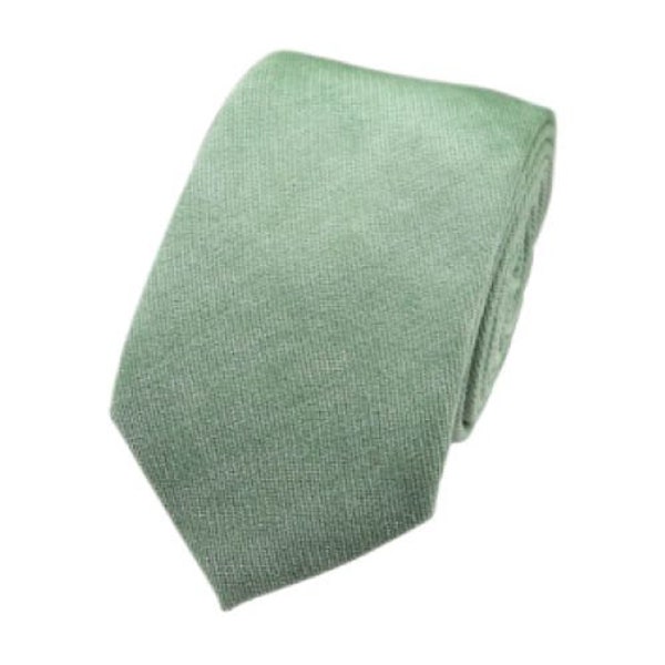 Harrison: Skinny Ties for Men. Mens Ties. Mens Gifts. Groomsmen. Gift. Sage Green Tie. Cotton Tie. Wedding Tie. Wedding Attire.