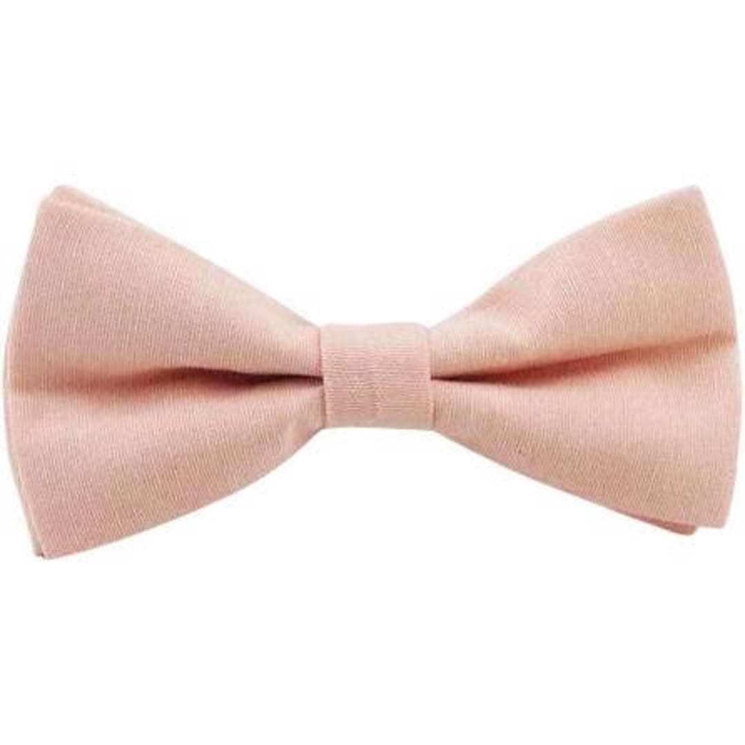 Romeo: Blush Salmon/pink Bow Tie, Cotton Bow Tie, Mens Bow Ties ...