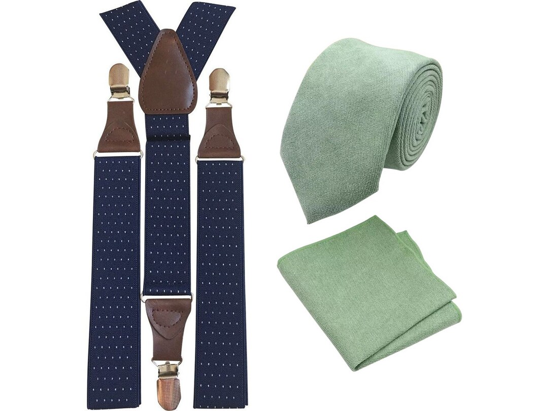 Infynite Modern Square Tie Set – Navy, Green, Black & Blue Variants