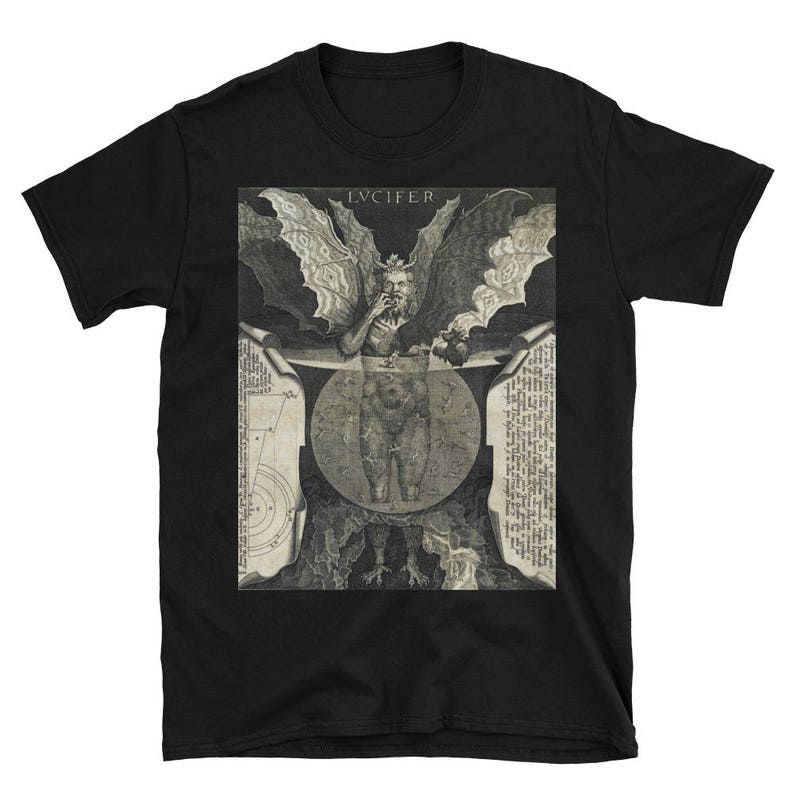 Lucifer in Hell  Dante's Inferno Short-Sleeve Unisex image 1
