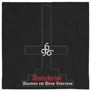 Antichrist Satanic 666 Altar Cloth