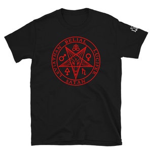 Satanic Sigil Cipher Short-Sleeve Unisex T-Shirt