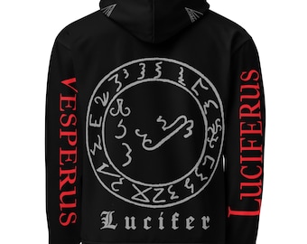 Lucifer Sigil & Seal Unisex cotton hoodie