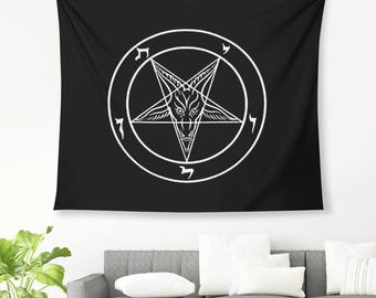 Camiseta Baphomet Bafomé Satã Satánas Lucifer Blusa | Elo7 - Foto 13