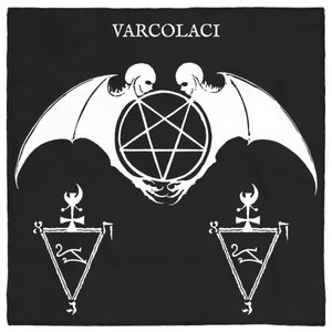 Vampire Altar Cloth - Varcolaci Akhkharu White Print