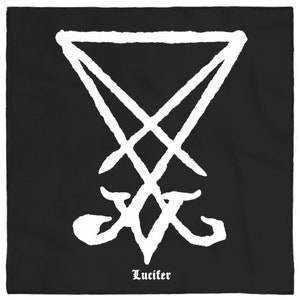 The Sigil of Lucifer Medieval Demon Altar Cloth