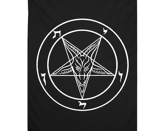 Satanic Sigil Of Baphomet Tapestries