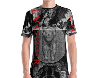 Lucifer in Hell Dante's Inferno Unisex t-shirt