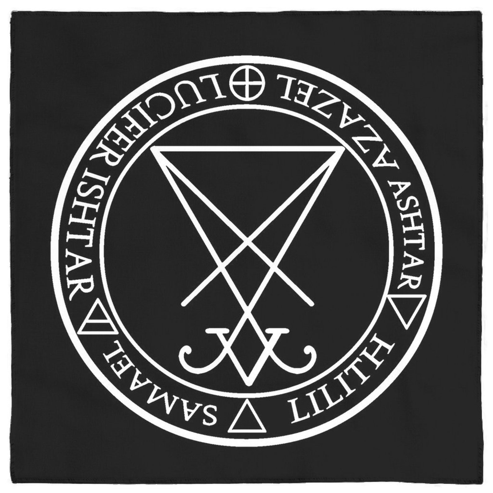 Luciferian Altar Cloth Lucifer the Adversary - Etsy UK