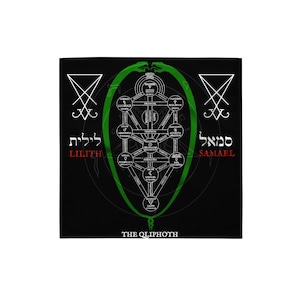 Qliphoth Demonisk Avgrund - Sitra Ahra Altarduk (Ormgrön)