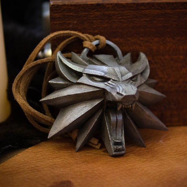 Witcher Wolf School pendant