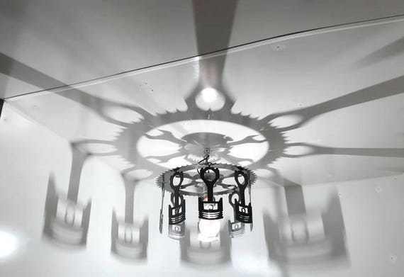 Wrench Shadow Light Shadow Light Man Cave Garage Light Man Cave Light Chandelier Lighting Wrench Wrench Head Tool Gifts