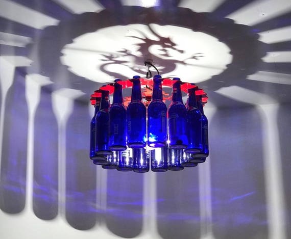 Dragon Bottle Chandelier Shadow Light Ceiling Light Dragon Etsy