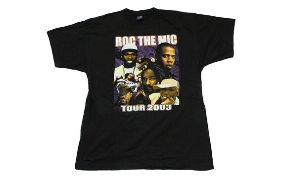 Roc the Mic Tour 2003 Shirt XL Snoop Dogg Jay Z Mi