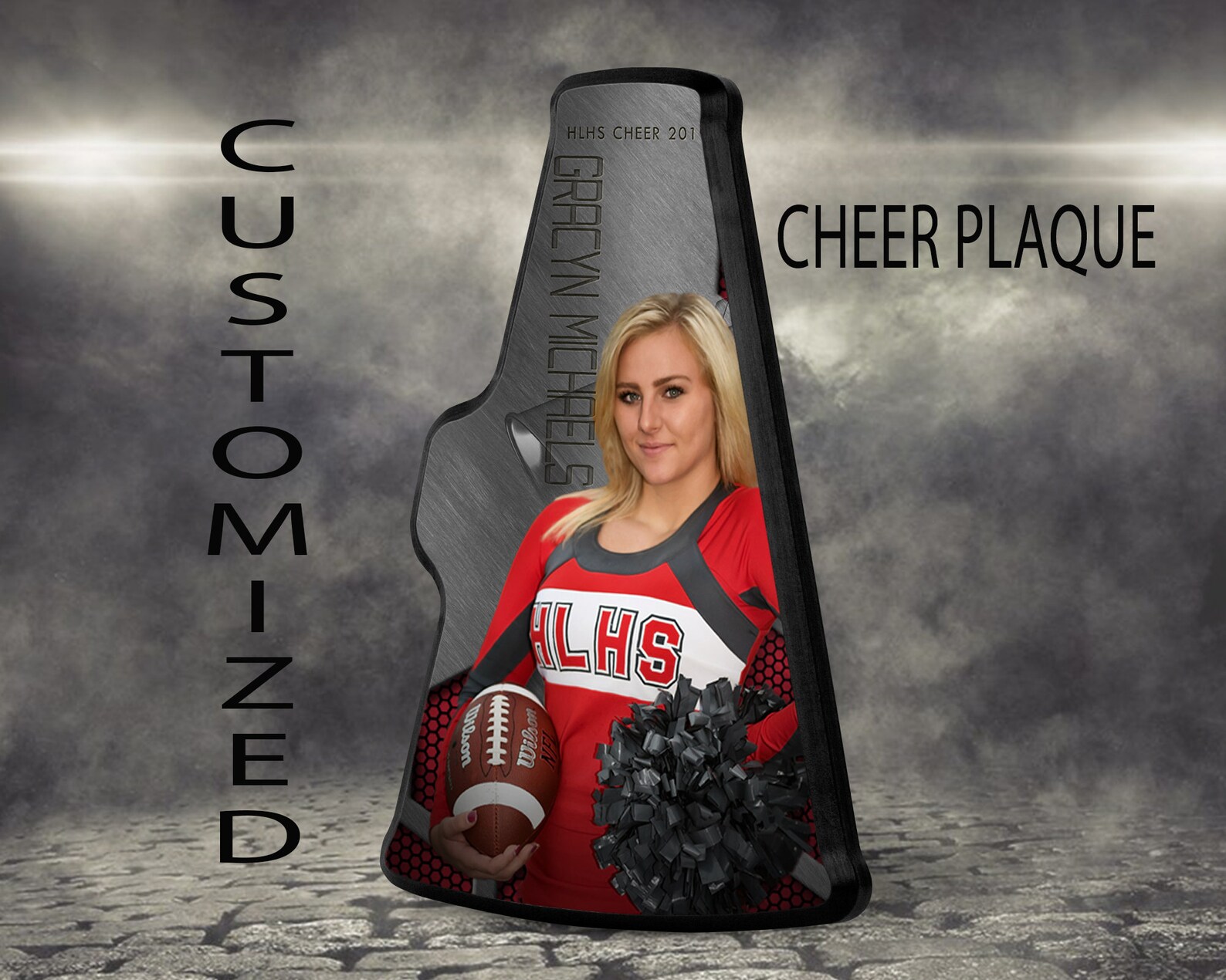 Personalized Megaphone Shape Plaque. Makes great Team / Etsy