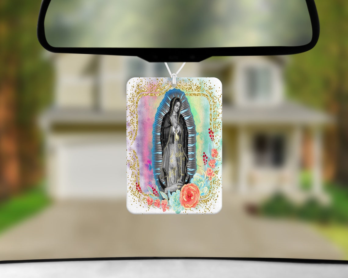 Virgin De Guadalupe Car Freshener Lady Of Guadalupe Car Etsy
