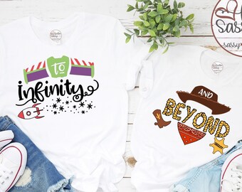 To Infinity and Beyond Shirts, Magical Tee, Park Family Shirts, Custom Matching Shirts,Couple T-shirts, vacation shirts SassyPantsTees