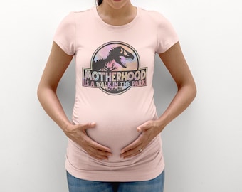 Motherhood is a Walk in the Park Shirt|Mom Life Shirt|Gift for Mom|Dinosaur Mom Shirt|Dinosaur Party|Mothers Day Gift|Dyed SassyPantsTees
